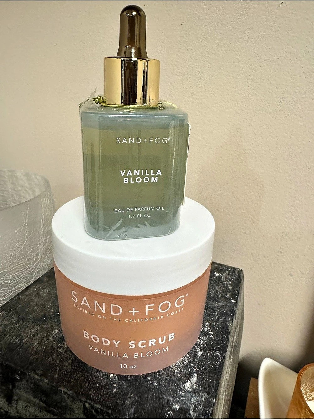 SAND + FOG Vanilla Bloom Body Scrub & Oil